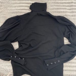 Mango never used black crew neck